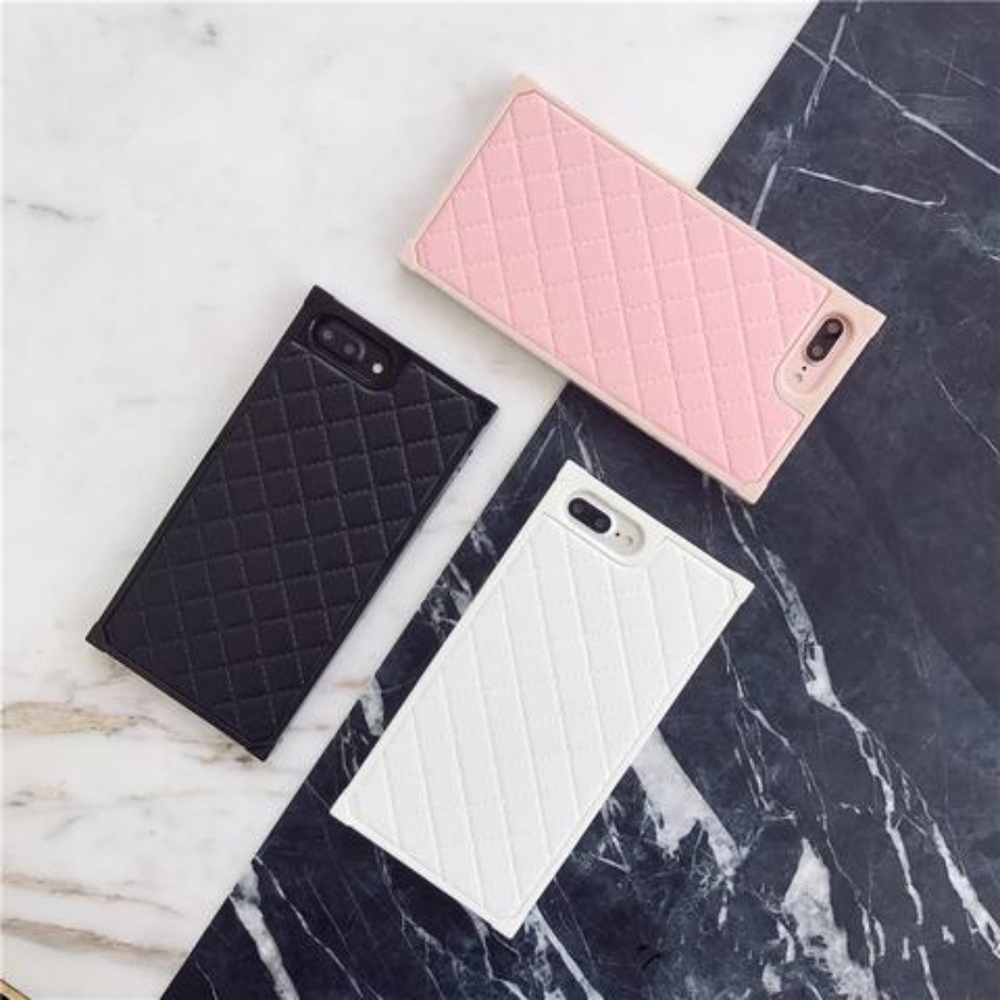 Gabrielle Phone Case || Quilted Vegan Leather Case